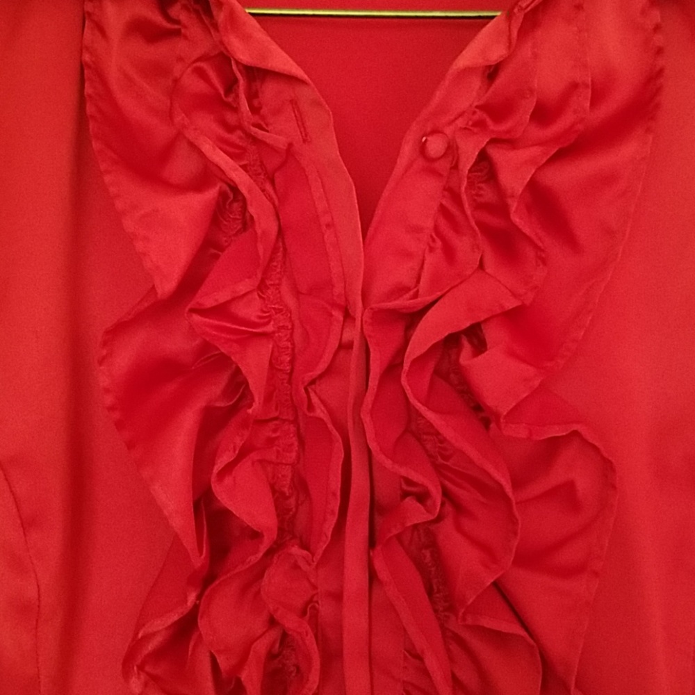 Style & Co red blouse - Picture 3 of 6